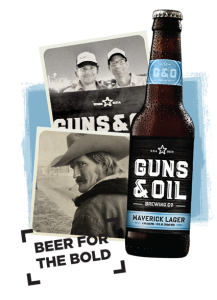 Guns and Oil Beer Logo