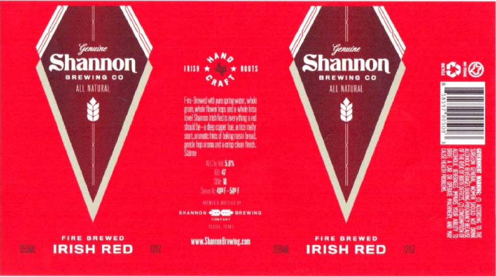 Shannon Irish Red