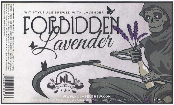 Nola Brewery Forbidden Lavender
