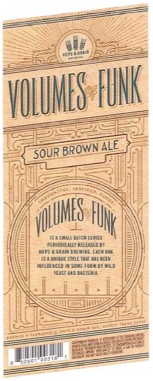 Hops and Grain Volumes of Funk Sour Brown Ale