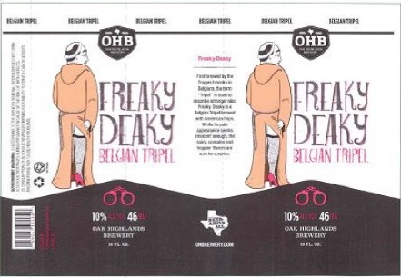 Oak Highlands Brewery Freaky Deaky Tripel