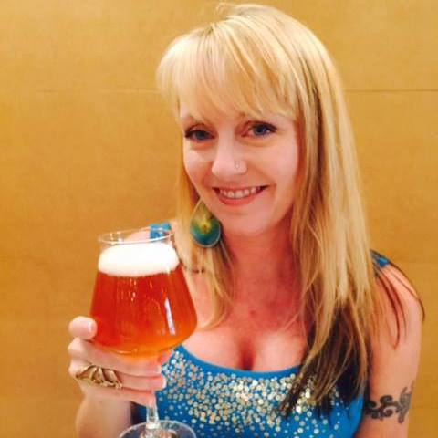 The Women Behind Craft Beer in Austin: Part 3-Pam Drinking Beer