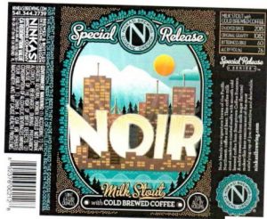 TABC Label for Ninkasi - Noir Milk Stout