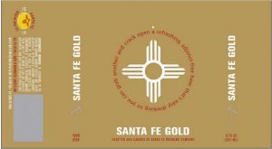 TABC Label for Santa Fe - Gold