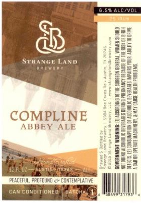 Strange Land - Compline