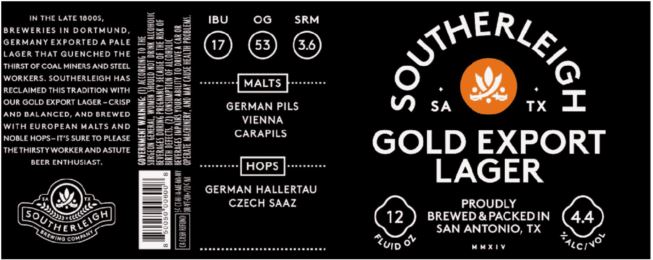 Southerleigh - Gold Export Lager