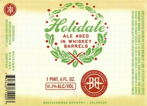 TABC Label and Brewery Approvals December 11th 2015-Breckenridge - Holidale