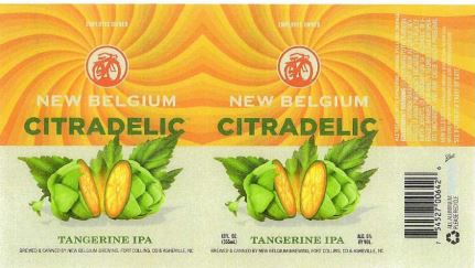 Label for New Belgium Citradelic