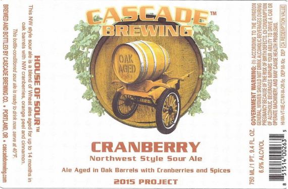 TABC Label and Brewery Approvals February 5 2016-cascade cranberry