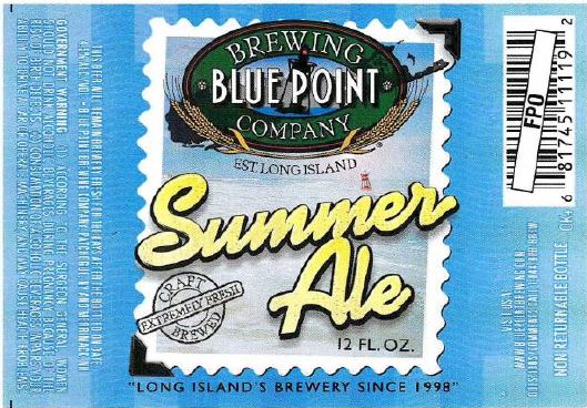 blue point summer ale TABC Label and Brewery Approvals April 29 2016