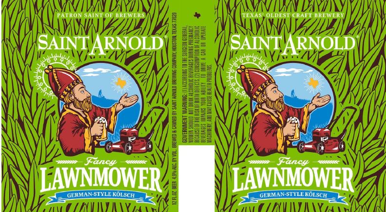 saint arnold lawnmower