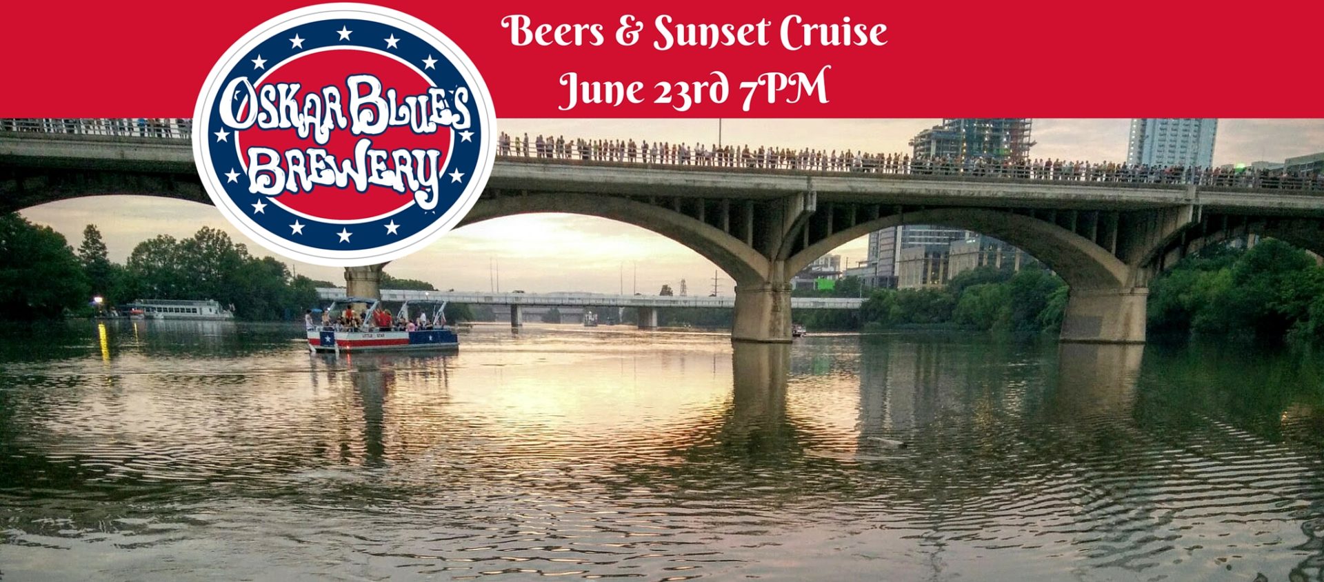 Beers & Sunset Cruise June 23rd 7PM Austin Craft Beer Events June 20th - 26th 2016