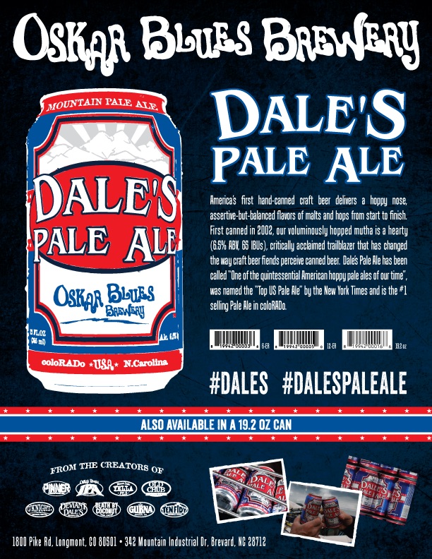 Oskar Blues Dales Pale Ale