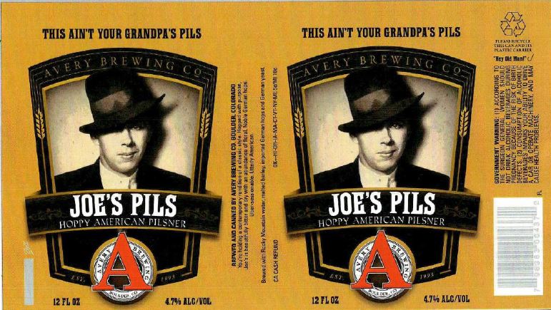 avery joes pils TABC Label and Brewery Approvals May 27 2016