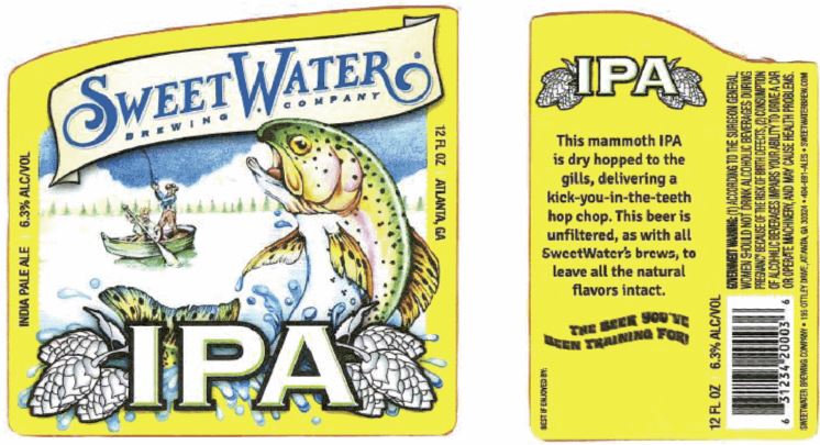 sweetwater ipa TABC Label and Brewery Approvals Aug 12 2016