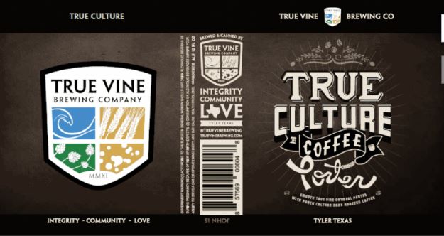 true culture coffee TABC Label and Brewery Approvals Aug 5 2016