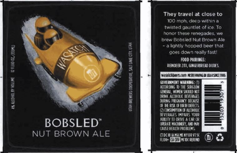 wasatch-bobsled TABC Label and Brewery Approvals Dec 2nd 2016