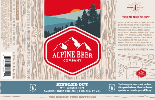 alpine-singled-out TABC Label and Brewery Approvals Jan 6 2017